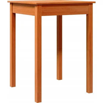 Jídelní stůl Jídelní stůl z masivního borovicového dřeva, voskovaný hnědý, 55x55x75 cm