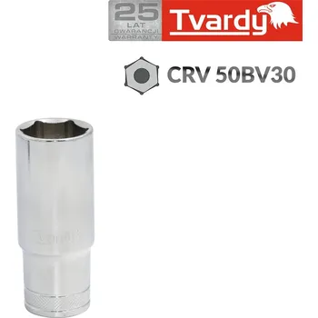 Klíč Geko Šestihranná dlouhá nasadka 1/2" 17 mm TVARDY(10/50)