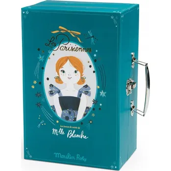 Panenka Moulin Roty: panenka Blanche s večerními šaty / kufřík 642573