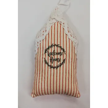 Látkový domeček č.7 červený - Welcome Home 2