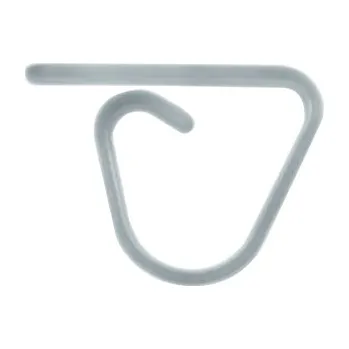 Ubrusová spona, bílá, 1 ks