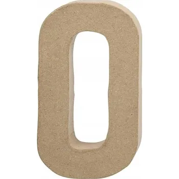 Obraz PÍSMENO O Z PAPÍR-MAŠÉ V: 20,5 CM