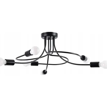 Lustr LEVAR 6 černý SL.1456 Sollux Lighting