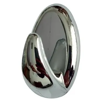 Věšák Háček samolepící QF typ1, plast, titanový, 2ks