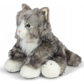 plyšák Plyšák Plyšák Kočička Šedohnědá nadýchaná KOČKA MAINE COON 30