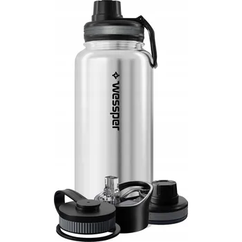 Termoska Termos na nápoje Wessper 1 l stříbrný