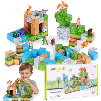 ostatní stavebnice Magnetická stavebnice 114 ks PANGEA vícebarevná