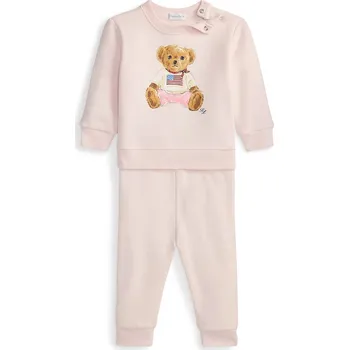 Pánská móda Kojenecká tepláková souprava Polo Ralph Lauren 310P02078002 růžová 03X, vel. 85-90