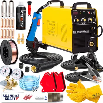 Svářečka Svářečka MIG/MAG poloautomat MAGNUM MIG 200/2 MMA IGBT 200A 230V/400V