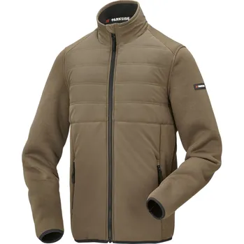 Pánská větrovka PARKSIDE® Pánská pracovní bunda s podšívkou (khaki, XXL (60/62))