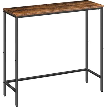 Konzolový stolek Konzolový stolek Vasagle Roosty 75 cm černý/hnědý