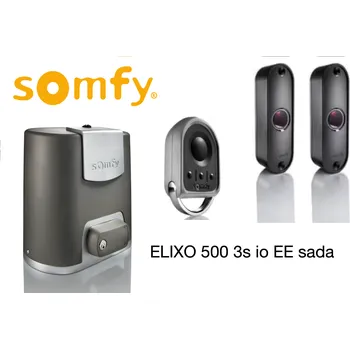 Pohon brány SOMFY Elixo 500 3s io ee - základní sada pohonu posuvné brány do 500kg