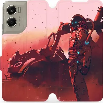 Pouzdro na mobilní telefon Flipové pouzdro Mobiwear - Motorola Moto G06 Power - MA09S Průzkumník s červeným vozítkem (Knížkové flip pouzdro, obal, kryt na mobil Motorola Moto G06 Power - MA09S Průzkumník s červeným vozítkem, materiál Umělá kůže + TPU - ochrana 360°, stojánek,)