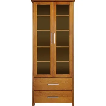 Šatní skříň Vitrína se zásuvkami Vega VG-002, masiv borovice