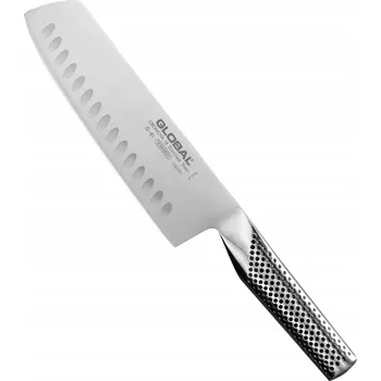 Kuchyňský nůž Nůž zeleniny s vroubkovaným hrotem 18 cm | Global G-81