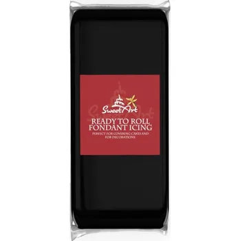 4-Mix Maďarsko SweetArt potahovací a modelovací hmota vanilková Black (1 kg) ▹