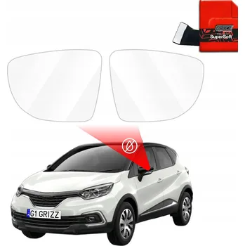 Polep vozidla Fólie proti dešti na zrcátka pro Renault Captur (2013-2019)