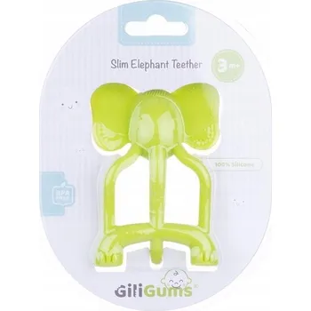 Ortodontické kousátko GiliGums silikonové zelené