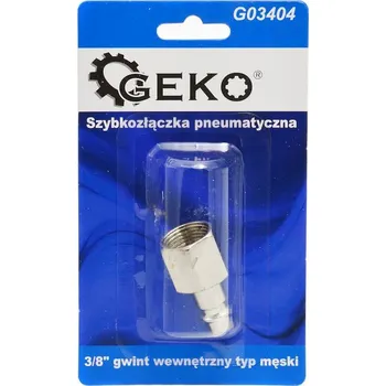 Příslušenství k nářadí Geko Rychlospojka pneumatická typ samec 3/8" vnitřní závit (blistr) (10/100)