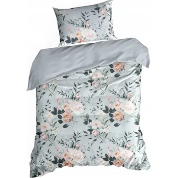 Povlečení SADA POVLEČENÍ ROSITA 160 X 200 CM ŠEDÉ