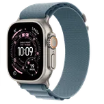 APPLE Watch Ultra 3 GPS + Cellular 49mm přírodní titan - světle modrý alpský tah - M