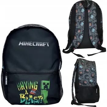 Školní batoh Školní batoh vícekomorový Minecraft Kids Euroswan, vícebarevný