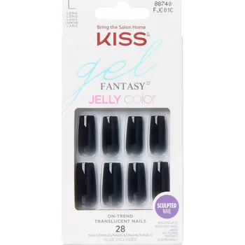 Kiss umělé nehty Gel Fantasy L FJC01C + lepidlo