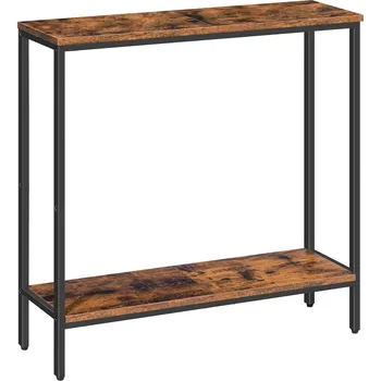 Konzolový stolek Konzolový stolek Vasagle Mijon 75 cm hnědý/černý