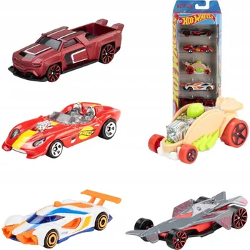 autíčko Netflix Let's Race Hot Wheels pětibalení JDR20