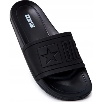 Pánské pantofle Pánské sportovní pánské pantofle k bazénu Big Star DD174690 černé, velikost 43