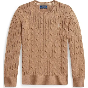 Oblečení a móda Dětský bavlněný svetr Polo Ralph Lauren 323702674504 béžová 80X, vel. 136-138