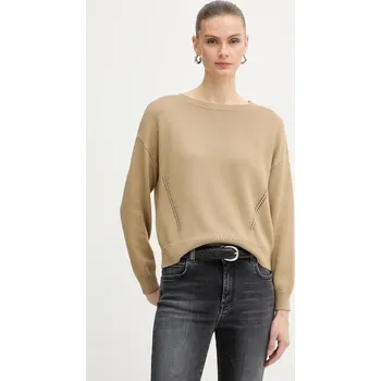 Pánský svetr Bavlněný svetr Marella ZEBU 2613361024200 zelená 81X, vel. L