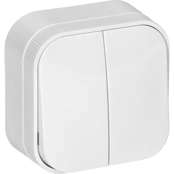 vypínač Vypínač ToDo Vypínač světla dvojitý Povrchová montáž IP20 ORNO BÍLÁ