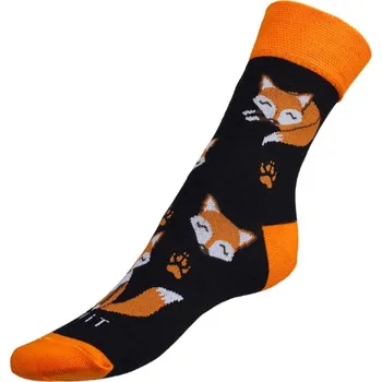 Pánská móda Ponožky Liška - 39-42 černá