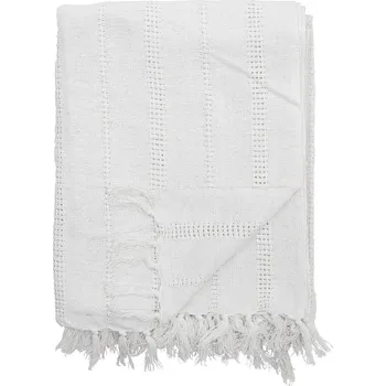 Přehoz na lůžko BLOOMINGVILLE Přehoz bílý Niccoline bavlněný 150x130cm