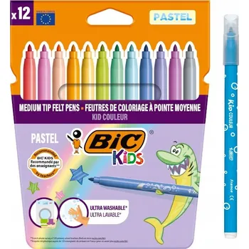 BIC KIDS KID COULEUR FIXY FIXY POPISOVAČE PRO DĚTI x12
