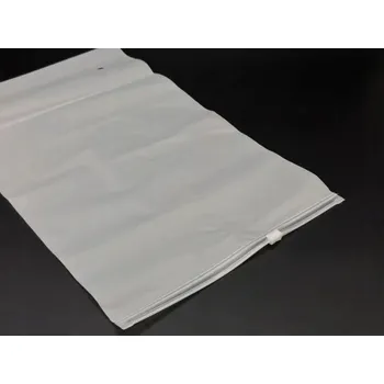 Sáček na potraviny Polyetylenové sáčky se zipem, bílé matné 25x30 cm 10 ks