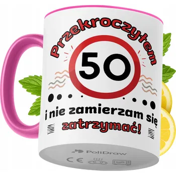 Hrnek Polidraw Hrnek Polidraw Narozeniny50 keramika 330 ml