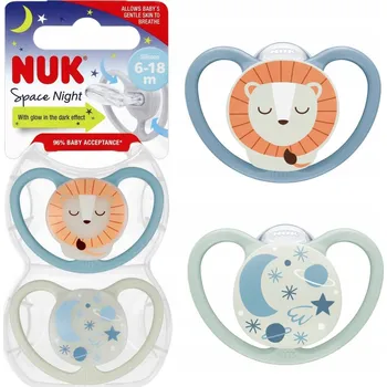 dudlíky Anatomický silikonový Dudlík NUK 6 měsíců +