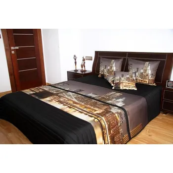 Přehoz na lůžko Přehoz Velkoměsto 3D 220x240 Šířka: 220 cm | Délka: 240 cm