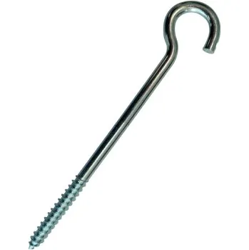 Šroub Hák stropní s vrutem 6,8x160mm, zinek bílý, 1ks