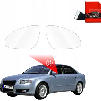 Polep vozidla Fólie proti dešti na zrcátka pro Audi A4 B7 Sedan (2004-2008)