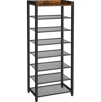 Botník Vasagle Deromi 52 cm hnědý/černý