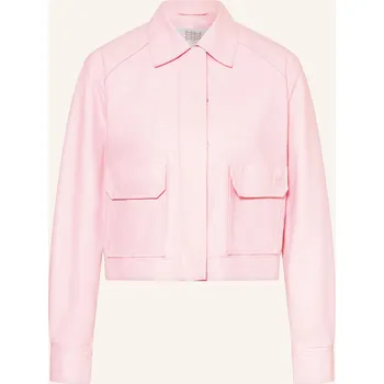 Dámský blejzr Riani Dámská Kožená Bunda, světle růžová, 38