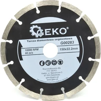 Dílna Geko Segmentový diamantový kotouč 150 mm x 22,2 mm (50)