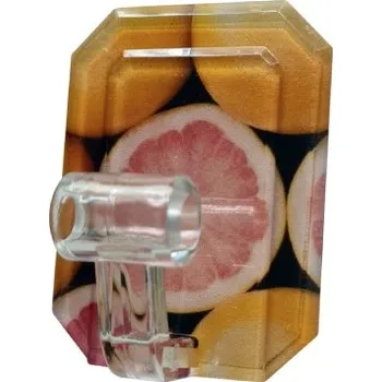 Držák na ručník Háček samolepící QF typ 10, plast, ovoce, 1ks