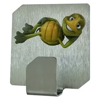 Háček samolepící QF typ 19, nerez s obrázkem, 1ks