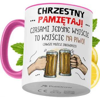 Hrnek Polidraw Hrnek Polidraw Pro Kmotra jako Dárek, keramika 330 ml