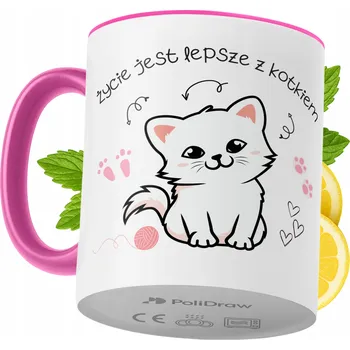 Hrnek Polidraw Hrnek Polidraw Kočičky keramika 330 ml