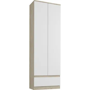 Komoda Moderní Skříň Framire 60 x 180 x 35 cm, dub Sonoma, šuplík